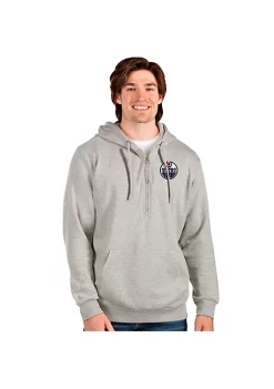 Coupon ✨ NHL Edmonton Oilers Men's Action Quarter Zip Hood by Antigua® 😉