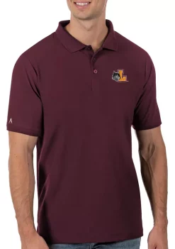Buy 😀 Men's NCAA Loyola University Chicago Ramblers Legacy Piqué Polo 👕 Shirt by Antigua® 🌟 -Deals Antigua® Store Belk 1982