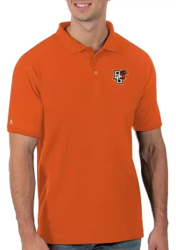 Promo 👏 Men's NCAA Bowling Green Falcons Legacy Piqué Polo 👚 Shirt by Antigua® ⭐ -Deals Antigua® Store Belk 2006