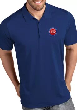 Wholesale ❤️ NBA Detroit Pistons Men's Tribute Polo 👕 Shirt by Antigua® 😉 -Deals Antigua® Store Belk 2036