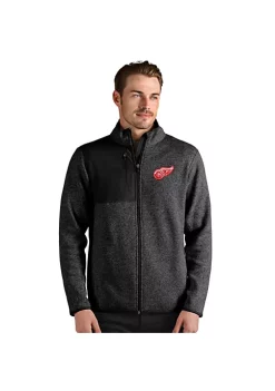 Top 10 👏 NHL Detroit Red Wings Men's Fortune Full Zip by Antigua® 🔥