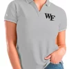 Best reviews of 👍 NCAA Wake Forest Demon Deacons 👩 Womens Affluent Polo by Antigua® 🌟