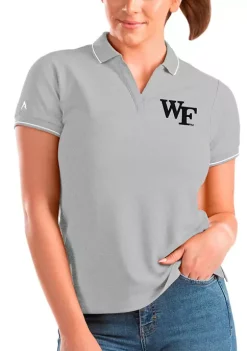 Best reviews of 👍 NCAA Wake Forest Demon Deacons 👩 Womens Affluent Polo by Antigua® 🌟 -Deals Antigua® Store Belk 2166