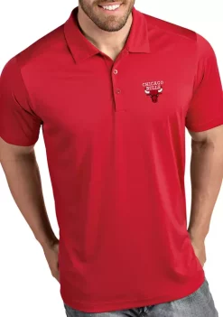 Best deal 😍 NBA Chicago Bulls Men's Tribute Polo 👚 Shirt by Antigua® 🤩 -Deals Antigua® Store Belk 2186