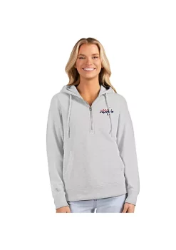 Brand new ✔️ NHL Washington Capitals 👩 Women's Action Half Zip Hood by Antigua® ✔️
