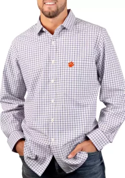 Budget 😉 NCAA Clemson Tigers Tailgate Woven 👚 Shirt by Antigua® 🔔