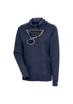 Outlet 😀 NHL St Louis Blues 👩 Women's Action Pullover by Antigua® 👍 -Deals Antigua® Store Belk 2491