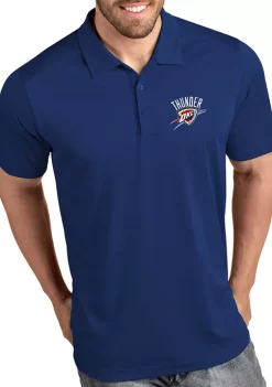Cheap 😍 NBA Oklahoma City Thunder Men's Tribute Polo 👚 Shirt by Antigua® 🎁 -Deals Antigua® Store Belk 2497
