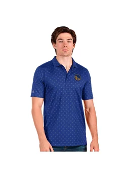 Deals 🤩 NBA Golden State Warriors Men's Spark Polo by Antigua® 😉 -Deals Antigua® Store Belk 2888