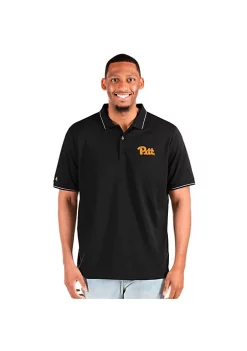 Budget 😍 Pittsburgh Panthers NCAA Pitt Panthers Mens Affluent Tall Polo by Antigua® 😉 -Deals Antigua® Store Belk 2952