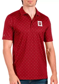 Cheapest 🥰 NCAA Indiana Hoosiers Mens Spark Polo by Antigua® 🔔 -Deals Antigua® Store Belk 3034