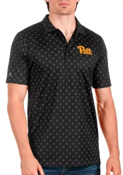 New 💯 Pittsburgh Panthers NCAA Pitt Panthers Mens Spark Polo by Antigua® ⭐