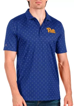 New 💯 Pittsburgh Panthers NCAA Pitt Panthers Mens Spark Polo by Antigua® ⭐ -Deals Antigua® Store Belk 3188
