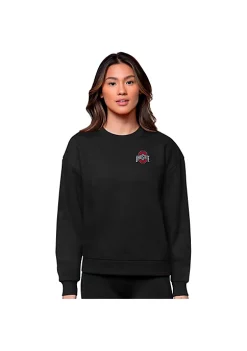 Best Pirce 🌟 NCAA Ohio State Victory Crew Pullover by Antigua® ✔️