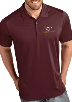 Wholesale 😍 NCAA Virginia Tech Hokies 👩 Womens Affluent Polo by Antigua® 🧨 -Deals Antigua® Store Belk 336