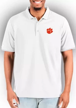 Cheapest 👏 NCAA Clemson Tigers Mens Affluent Tall Polo by Antigua® ✔️ -Deals Antigua® Store Belk 3361