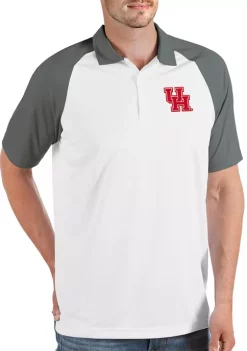 Cheapest 🌟 NCAA Houston Cougars Mens Nova Polo by Antigua® 👏 -Deals Antigua® Store Belk 3473