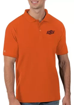 Flash Sale 🛒 Men's NCAA Oklahoma State Cowboys Legacy Piqué Polo by Antigua® 💯 -Deals Antigua® Store Belk 3612