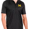 Best Pirce 🔥 NCAA Michigan Wolverines Mens Spark Polo by Antigua® ⌛