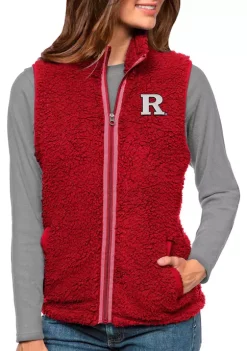 Best Pirce 😉 NCAA Rutgers Scarlet Knights Woven Grace Vest by Antigua® 🔥