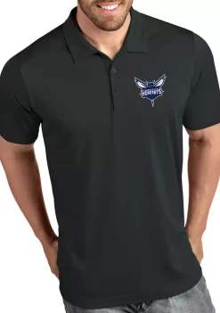 Cheap ✔️ NBA Charlotte Hornets Men's Tribute Polo 👕 Shirt by Antigua® 😀 -Deals Antigua® Store Belk 3708