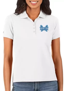 Budget 😍 NCAA Hampton University Legacy Pique Polo by Antigua® 👏 -Deals Antigua® Store Belk 3763