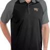 Hot Sale 🔥 NCAA Wake Forest Demon Deacons Mens Nova Polo by Antigua® 💯