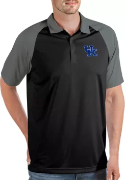 Wholesale 🔔 NCAA Kentucky Wildcats Mens Nova Polo by Antigua® 💯