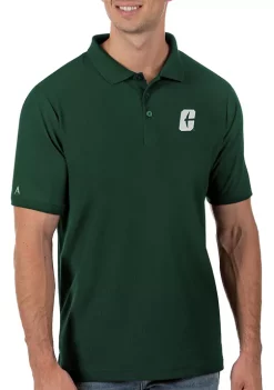 Discount ⌛ Men's NCAA Charlotte 49ers Legacy Piqué Polo 👚 Shirt by Antigua® 🎉 -Deals Antigua® Store Belk 412
