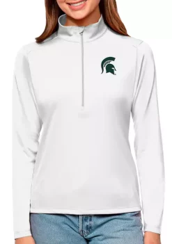 Best Sale 🛒 Michigan Wolverines NCAA Michigan State Spartans 👩 Womens Tribute Pullover by Antigua® 🔔