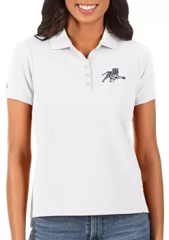 Deals 😍 James Madison Dukes NCAA Jackson State University Legacy Pique Polo by Antigua® ⌛ -Deals Antigua® Store Belk 4149
