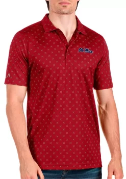 Cheap ⌛ NCAA Ole Miss Rebels Mens Spark Polo by Antigua® 😉 -Deals Antigua® Store Belk 429