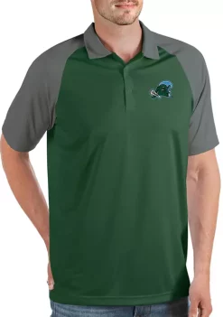 New 💯 NCAA Tulane Green Wave Mens Nova Polo by Antigua® 👍 -Deals Antigua® Store Belk 4318