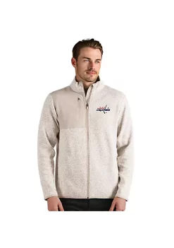 Outlet ❤️ NHL Washington Capitals Men's Fortune Full Zip by Antigua® 🔥 -Deals Antigua® Store Belk 4340