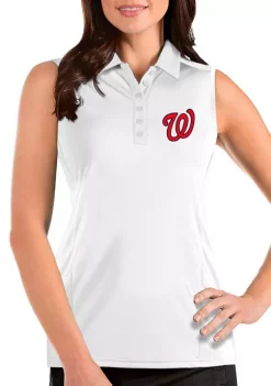 Cheap 🛒 Women's MLB Washington Nationals Sleeveless Tribute Top by Antigua® 🥰