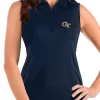Coupon 🛒 Women's NCAA Georgia Tech Yellow Jackets Sleeveless Tribute Top by Antigua® 🔔