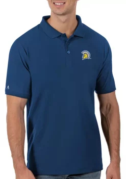 Hot Sale 👍 Men's NCAA San Jose State Spartans Legacy Piqué Polo by Antigua® 🎉 -Deals Antigua® Store Belk 4728