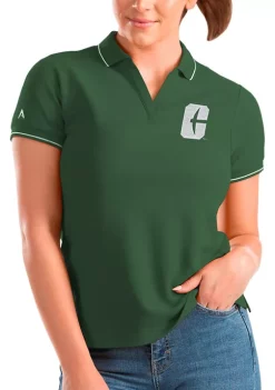 Hot Sale 🔥 NCAA Charlotte 49ers 👩 Womens Affluent Polo by Antigua® 🔥 -Deals Antigua® Store Belk 4731