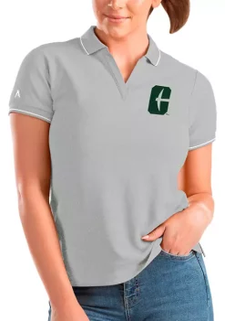 Hot Sale 🔥 NCAA Charlotte 49ers 👩 Womens Affluent Polo by Antigua® 🔥 -Deals Antigua® Store Belk 4732
