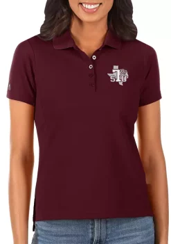 Best deal ❤️ NCAA Texas Southern University Legacy Pique Polo by Antigua® 🎉 -Deals Antigua® Store Belk 4738
