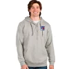 Hot Sale 🛒 NHL New York Rangers Men's Action Quarter Zip Hood by Antigua® 🔔