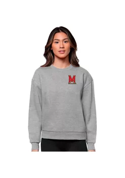 Best Sale 🎉 NCAA Maryland Terrapins Victory Crew Pullover by Antigua® 😀