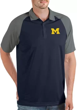 Best Sale ✨ NCAA Michigan Wolverines Mens Nova Polo by Antigua® 👍