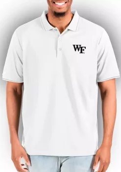 Best Pirce 😀 NCAA Wake Forest Demon Deacons Mens Affluent Tall Polo by Antigua® 🛒 -Deals Antigua® Store Belk 5397