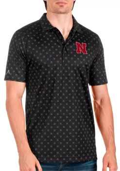 Outlet 🤩 NCAA Nebraska Cornhuskers Mens Spark Polo by Antigua® ✨ -Deals Antigua® Store Belk 5605