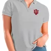 Deals 🎁 NCAA Indiana Hoosiers 👩 Womens Affluent Polo by Antigua® ❤️