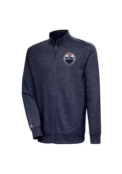 Best Sale ⭐ NHL Edmonton Oilers Men's Action Jacket by Antigua® 👏 -Deals Antigua® Store Belk 5800