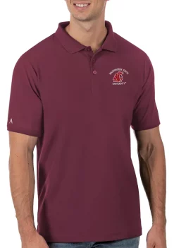 Buy 🛒 Men's NCAA Washington State Cougars Legacy Piqué Polo by Antigua® 🛒 -Deals Antigua® Store Belk 5853