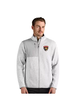 Outlet 🎁 NHL Florida Panthers Men's Fortune Full Zip by Antigua® 😀