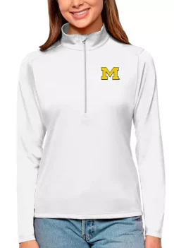 Flash Sale 💯 NCAA Michigan Wolverines 👩 Womens Tribute Pullover by Antigua® 😉